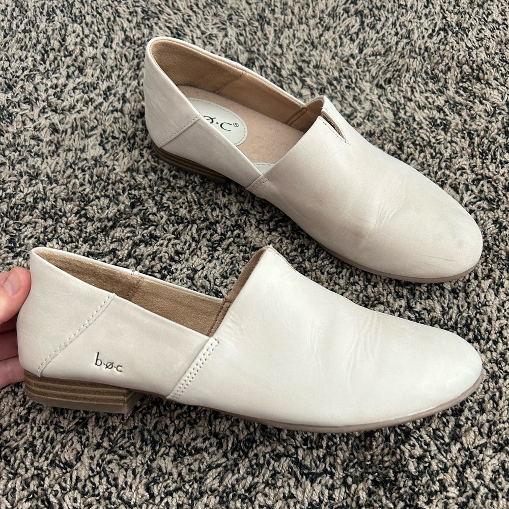 Boc Leather Flats